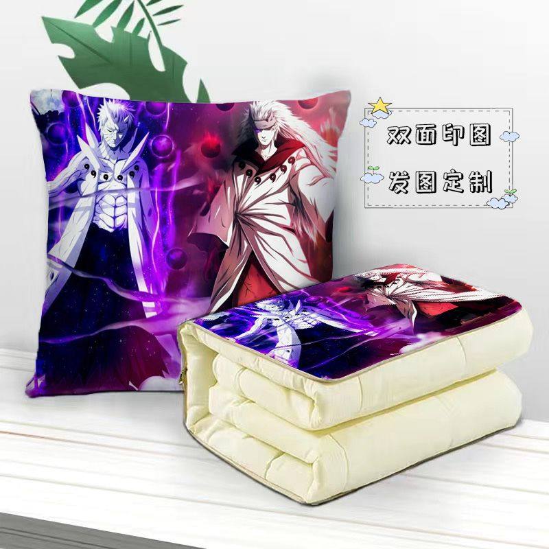 火影忍者抱枕被子两用办公室午睡