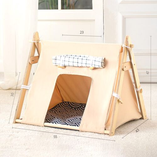 猫季通用降温透气封闭窝四屋可拆洗小型犬狗式宠物用品猫帐篷猫窝