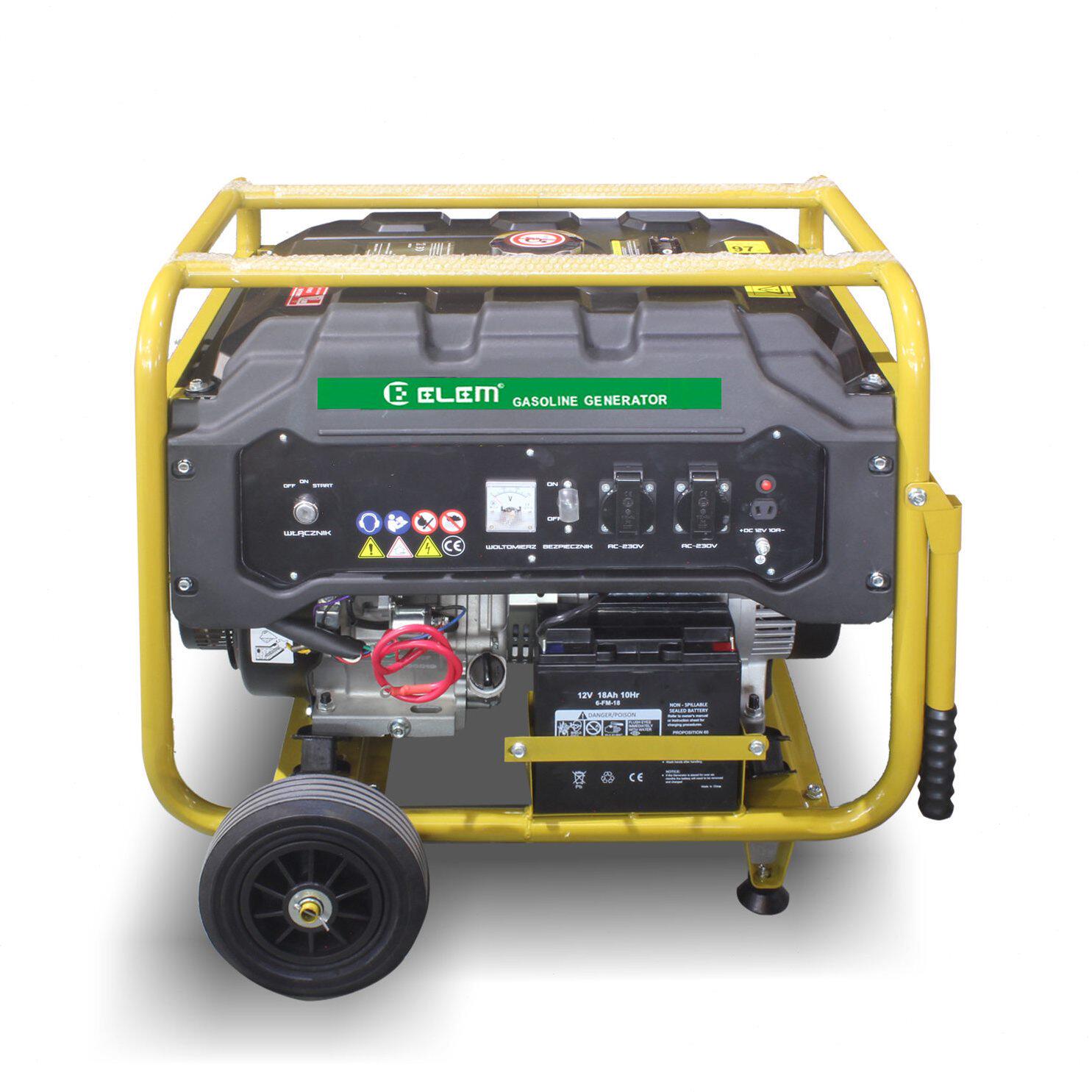 甄选家用便携式汽油发电机组8000瓦7000w220v小型5kw6千瓦220伏相