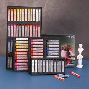 甄选韩国正品MUNGYO 盟友 12色软性软粉彩棒木盒 色粉笔 MPV-12染