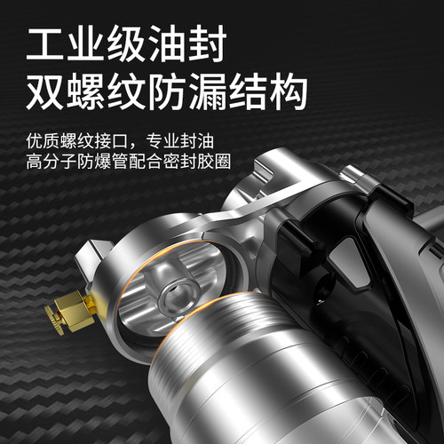 电动黄油枪24v挖机专用全自动高压锂电池毛毛虫充电式打黄油机
