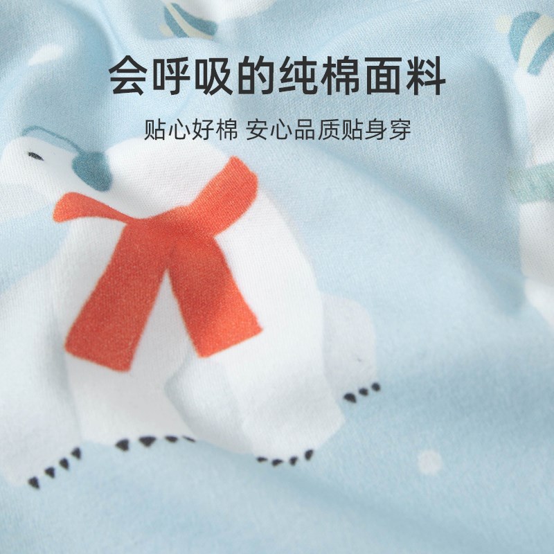 婴儿睡袋春秋新生儿宝宝一体式防踢被春款儿童四季通用防着凉神器