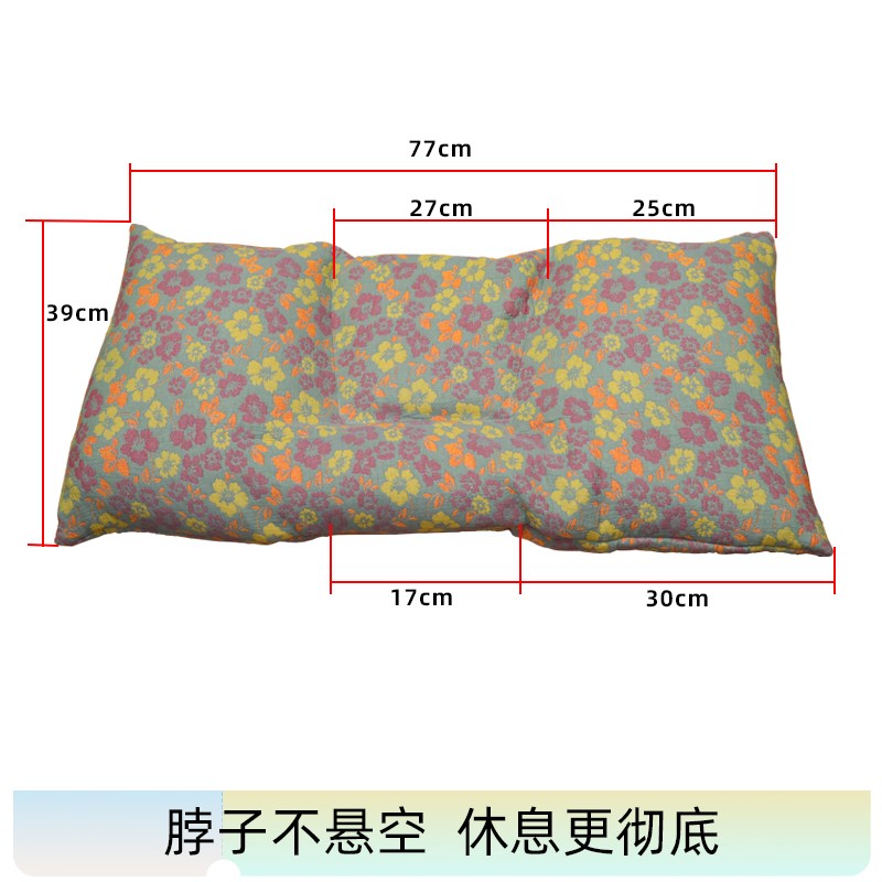颈椎枕医院专用全荞麦颈椎枕圆柱圆枕头睡眠颈椎枕蝶形反弓反牵引