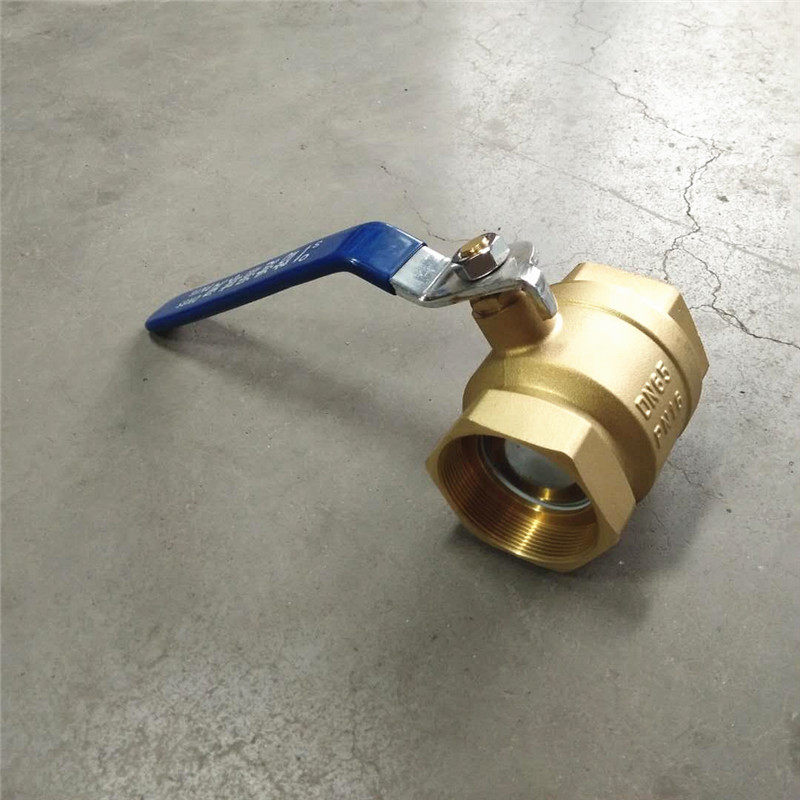 黄铜阀门2寸半3寸4寸DN80双内丝铜球阀 控水阀 暖管道关水阀dn65