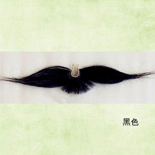 老头胡子假胡子八字胡夹胡卡胡上鼻卡唇胡须戏曲舞台仿真表演道具