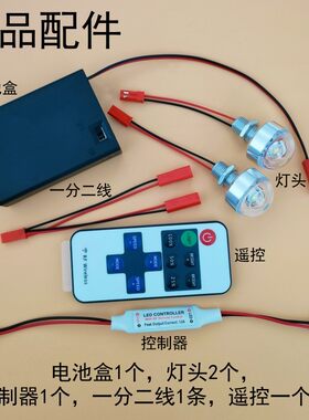 带遥控LED电池灯过年春节元宵婚庆呼吸灯爆闪烁DIY手工模型灯笼