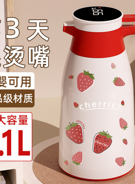 玻璃内胆暖水壶家用保温壶宿舍学生2023新款保温瓶大容量水瓶冬天
