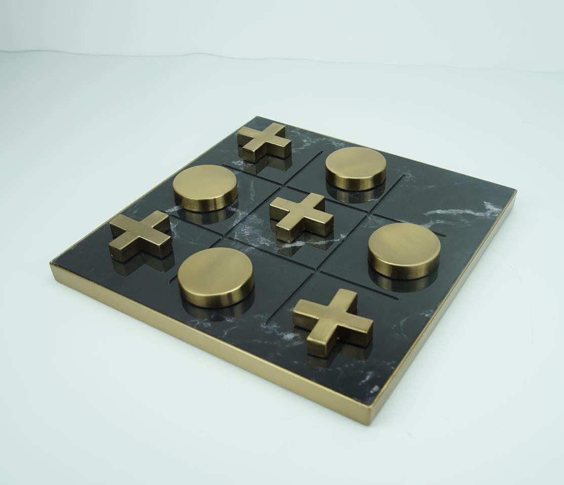 金属亚克力棋北欧风轻奢创意家居客厅样板房间桌面软装饰品摆件