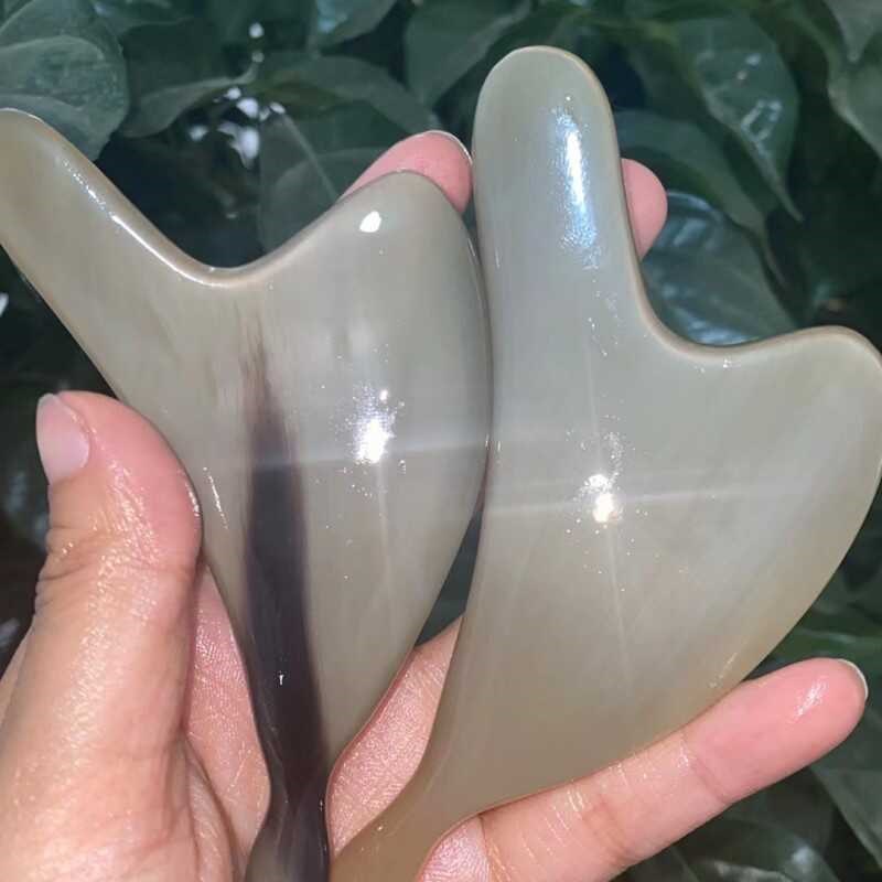 牦牛角刮沙板头皮经络按摩檀木疏通好用正宗好梳子