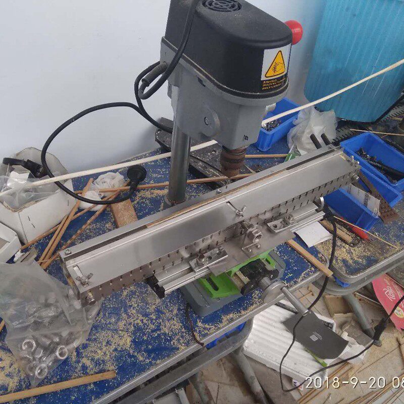 59公分打孔机鸟笼工具 自动竹丝打孔机 平板丝距机 鸟笼机械五金