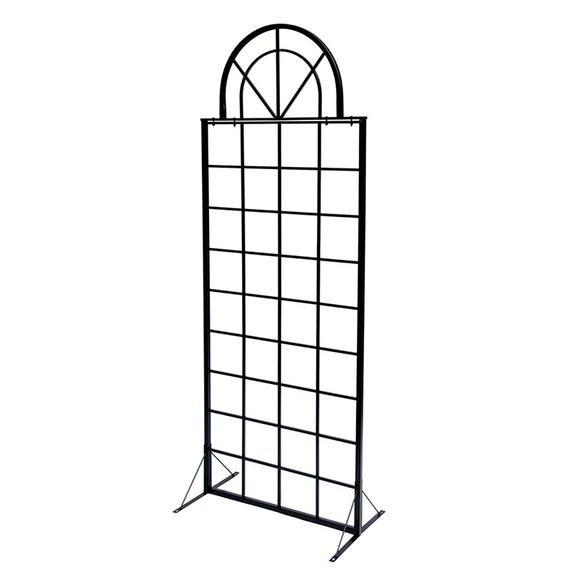 花藤甜梦 英式铁艺屏风花架藤本月季窗框型爬藤架墙壁挂落地两用