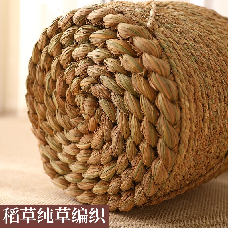 稻草编织蒲团坐垫榻榻米草垫子家用坐墩地上坐凳懒人客厅地板座墩