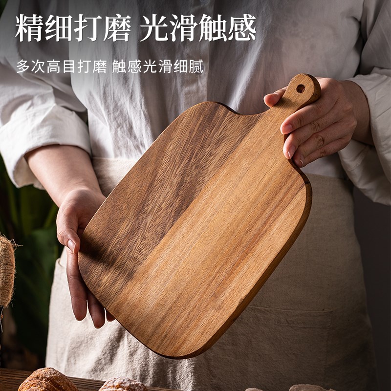 牛排砧板面包板水果吐司宝宝辅食切菜板家用案板厨房实木托盘餐板
