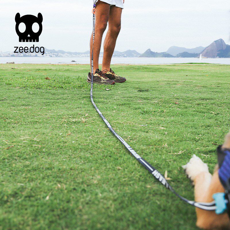 Zee.Dog 新品长牵引绳 滑动调节长度伸缩 宠物狗链遛狗绳柯基金毛