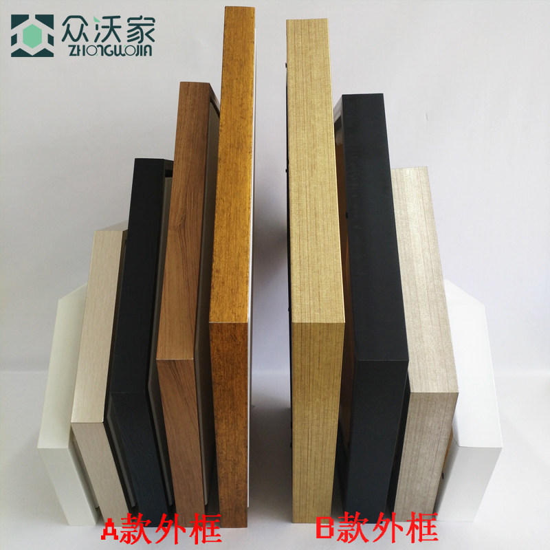 定制工厂直营简约直接绘画内外框装裱套装成品油画丙烯创作用包邮