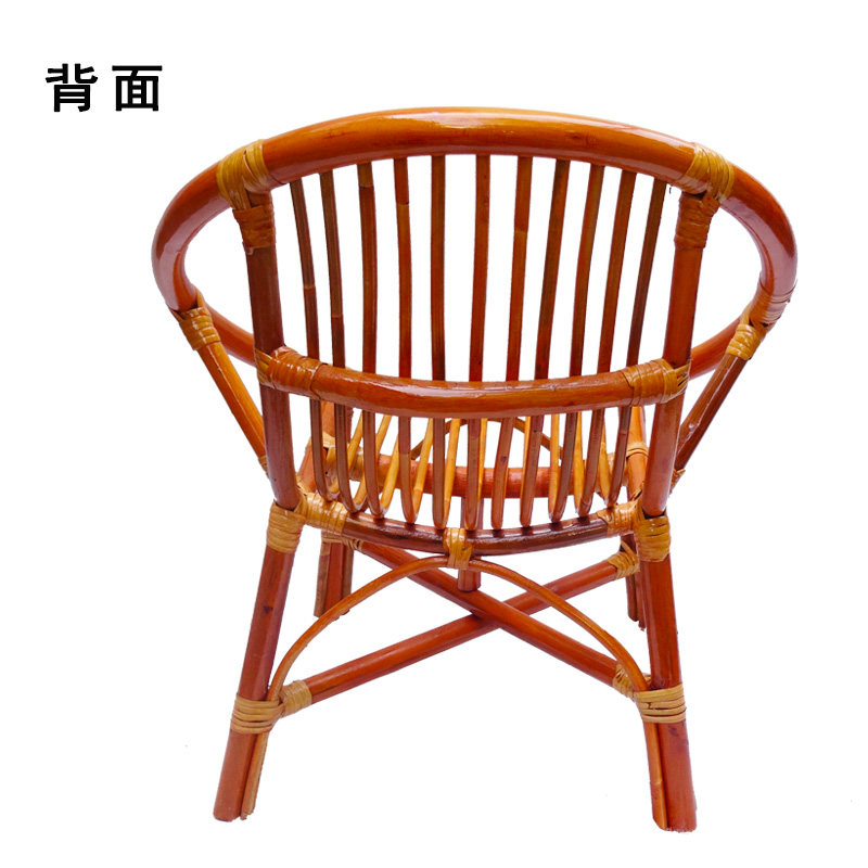 休闲阳台藤椅纯印尼藤夏季畅销休闲儿童成人椅小藤椅休闲喝茶