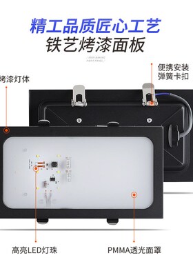 led15x15嵌入式网格吊顶黑色双头方形筒灯10x20葡萄架照明工厂
