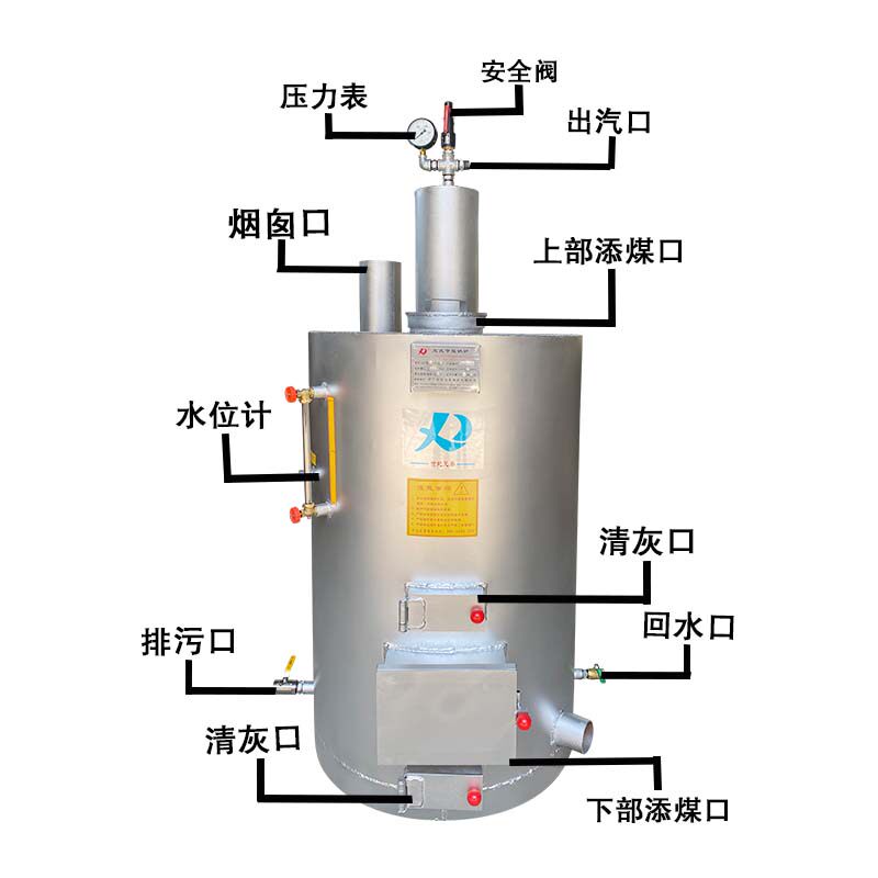 家用豆腐反烧无烟锅炉发生器地暖采暖炉燃煤酿酒环保蒸汽锅炉商用