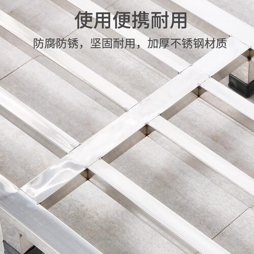 定制不锈钢托架汤桶架鱼缸架子垫高底架柜机底座防潮防锈托架底座