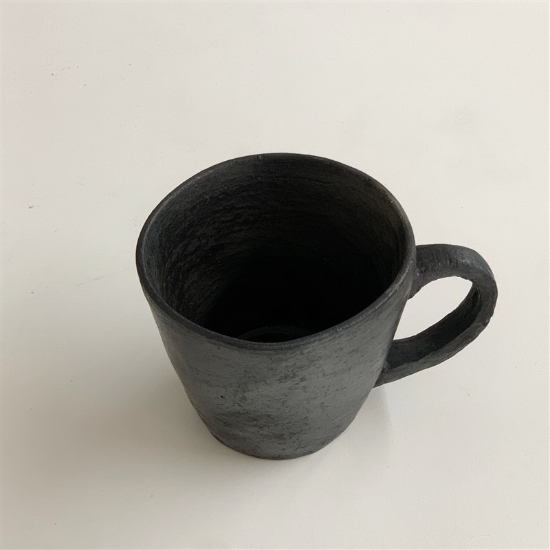 Paseo藏区黑陶咖啡杯澳白杯茶杯茶器手工粗犷质感百搭简约