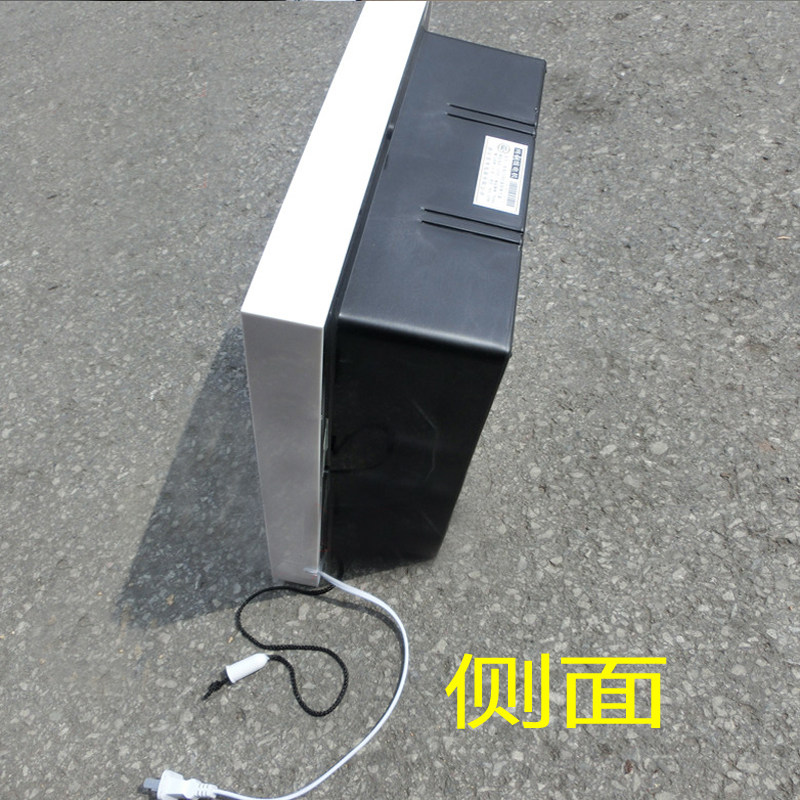 美多14寸方形百叶换气厨房墙壁玻璃 30B 排气扇双向进出风 开孔33