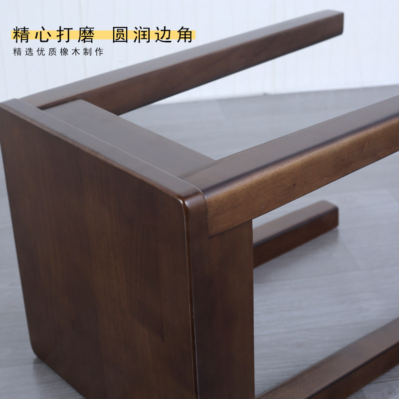 实木凳子家用餐凳可叠方凳北欧简约梳妆凳原木板凳矮凳创意木头櫈