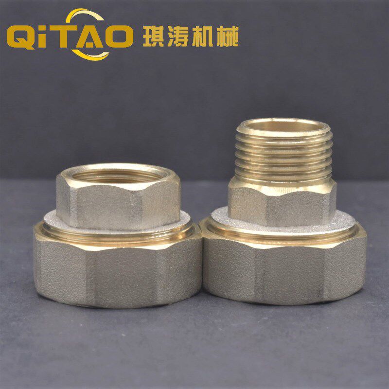 加工定制水暖ppr铜管件家装工程冷热水管双色PPR铜活接内外牙接头