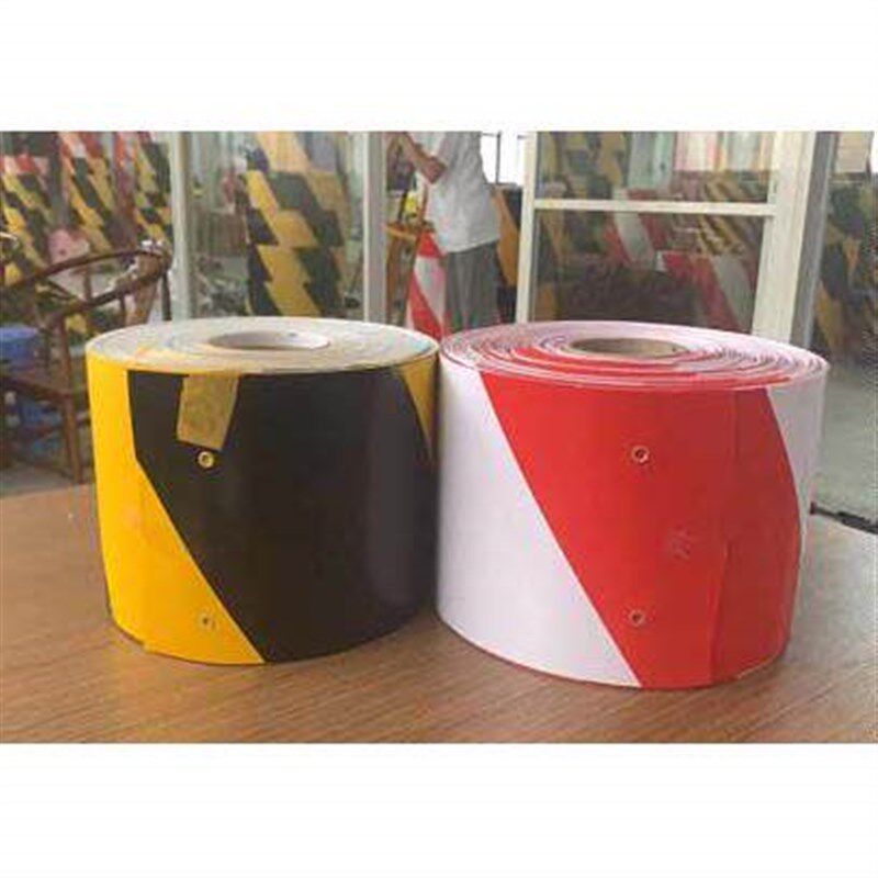 建筑无品牌/工地楼层隔离带安全踢警示带挡脚板脚黑黄红白无纺线