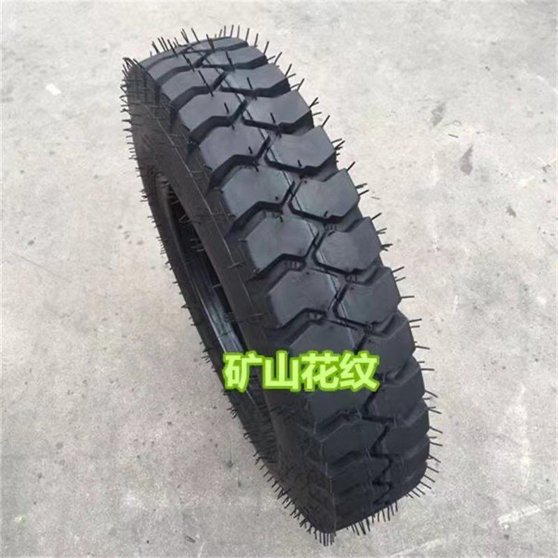 农用车拖拉机三轮车矿山花纹防滑载重轮胎600 650 700 750 825-16