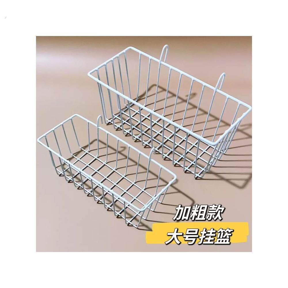 铁丝网格置物架挂篮托盘泡面货架网片铁艺照片墙收纳篮超市置物篮