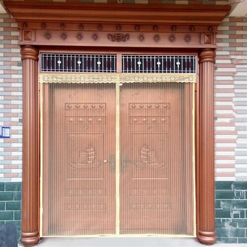 夏季大门沙门磁性防蚊门帘隐形纱窗铝合金客厅家用蚊帐自动加密网