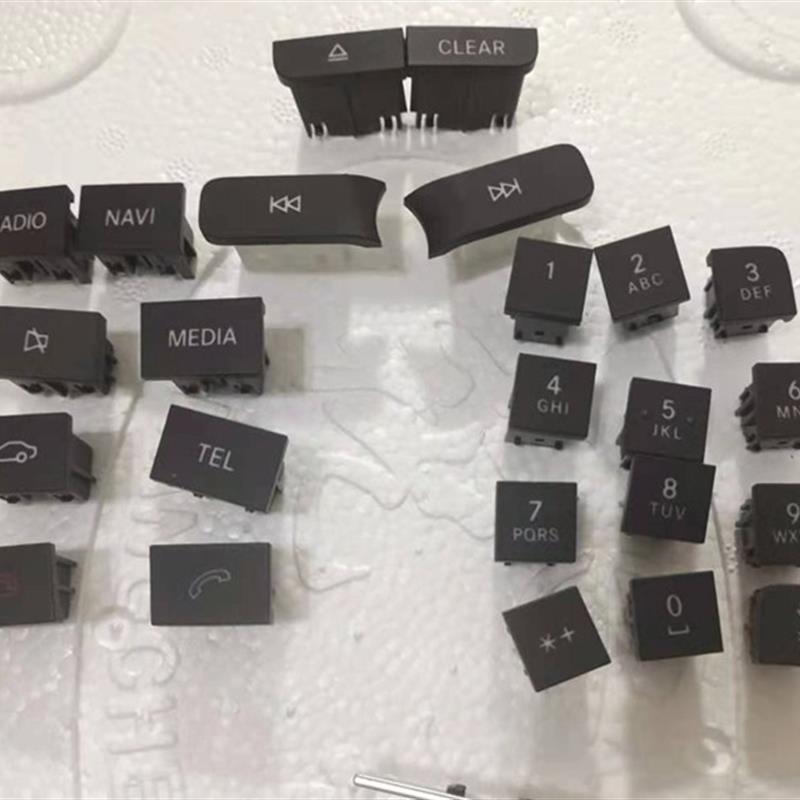 适用于奔驰C级W204空调面板C180配件 C300中控开关CD按键 旋钮