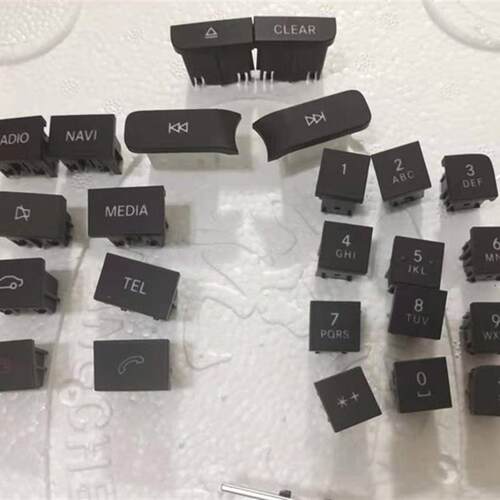 适用于奔驰C级W204空调面板C180配件 C300中控开关CD按键 旋钮