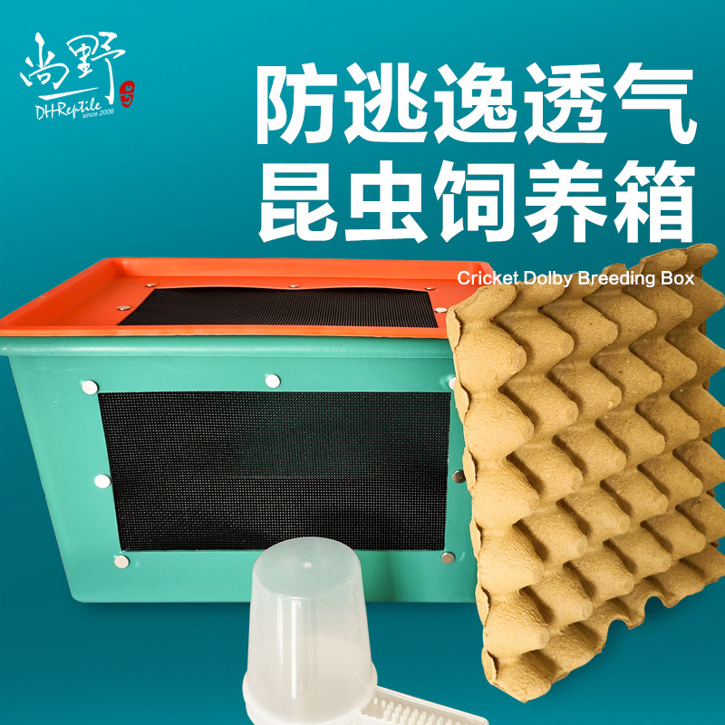蟋蟀专用养殖盒杜比亚养殖架爬宠携带箱针头蟋蟀饲养箱油葫芦饲料