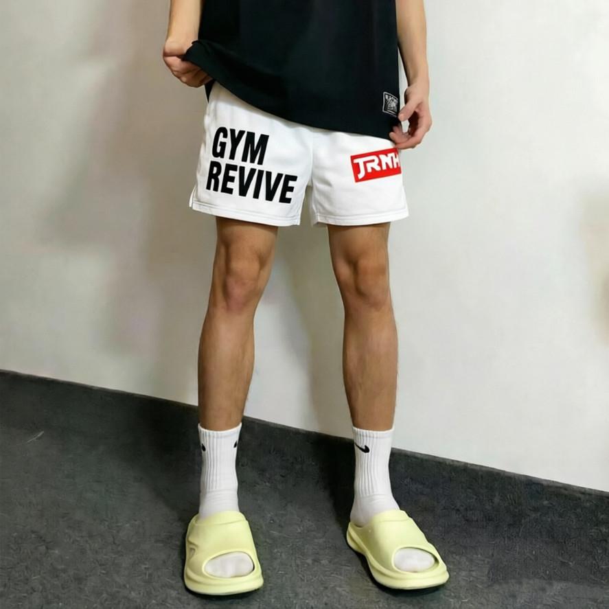 男士美式训练运动短裤夏季透气速干健身跑步体考篮球不过膝三分裤