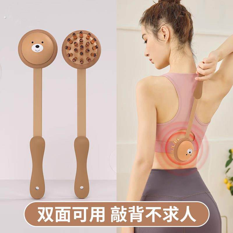 手持式按摩槌敲打经络锤子捶背器颈椎肩颈拍打器养生按摩棒小锤子
