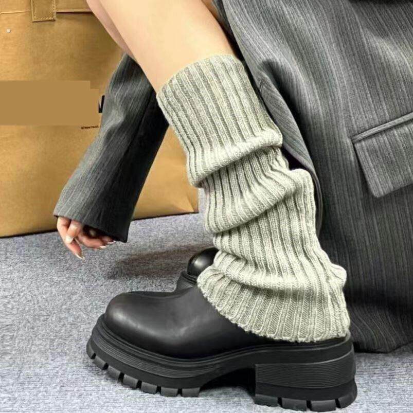 腿直显堆堆袜袜子女潮网红款堆堆袜堆堆袜女秋袜套堆堆袜针织瘦腿