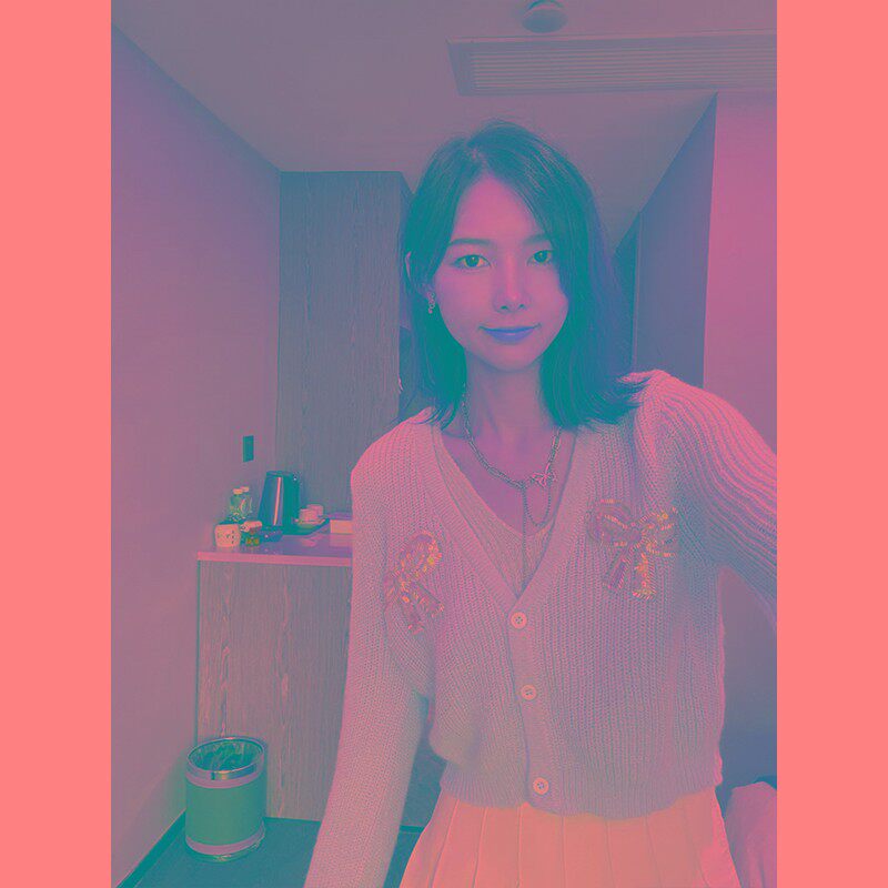 可机洗外套2021年新款女春秋季马海毛毛衣薄款粉色针织开衫两件套