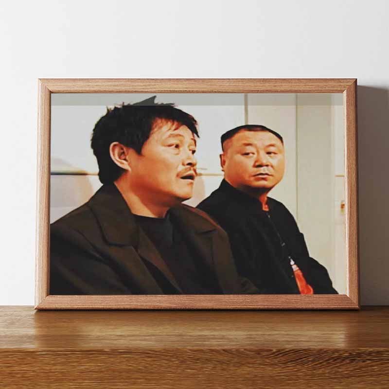 德彪不如我们从头来过搞笑挂画马大帅海报挂墙装饰画桌面相框摆台图片