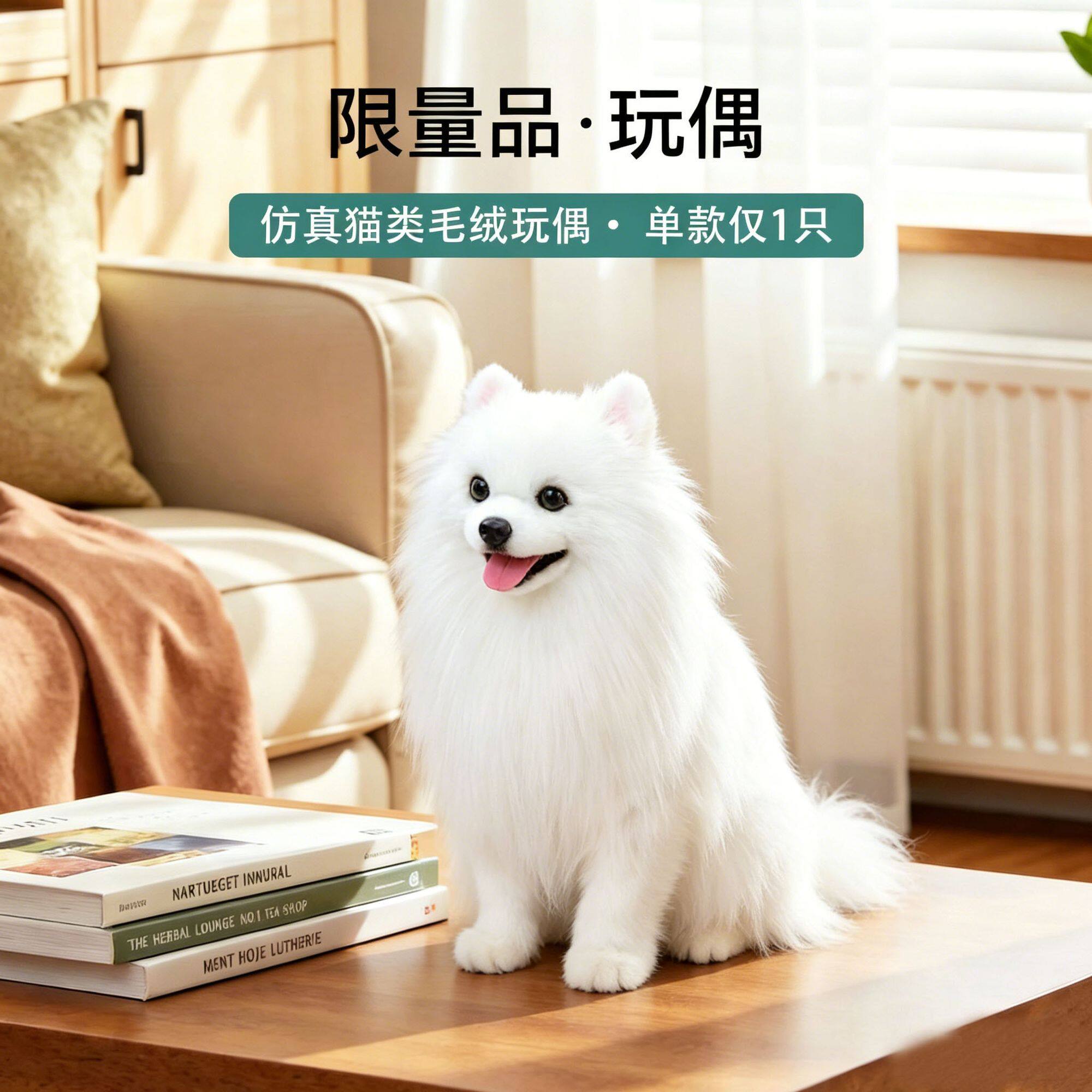 正品仿真狗狗毛绒公仔生日礼物