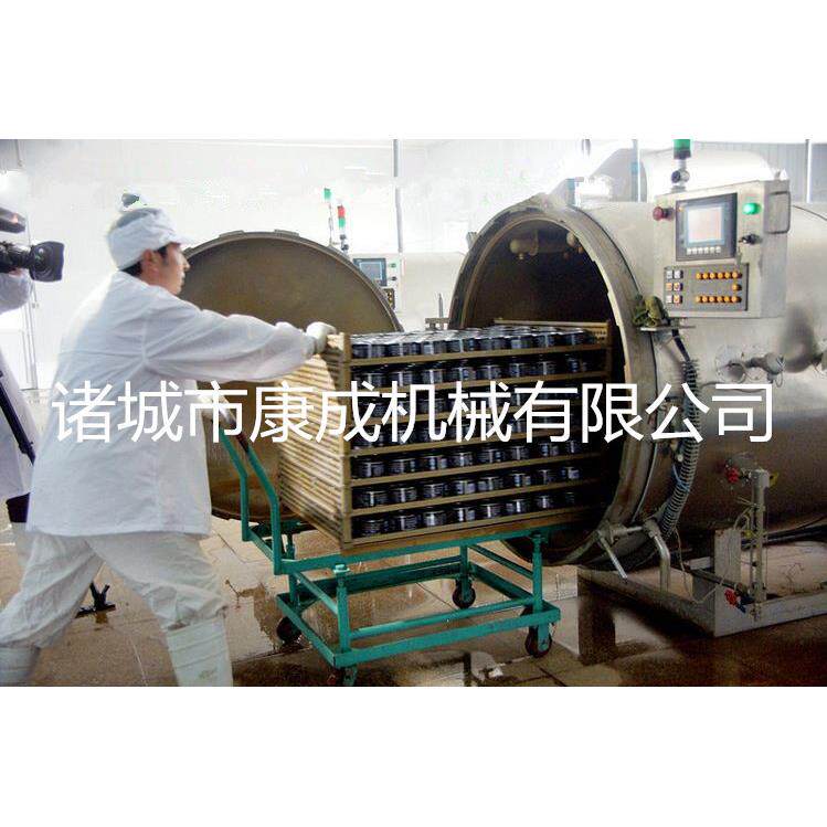康成热销双层全自动高温杀菌锅 不锈钢燕窝喷淋式灭菌锅 在线