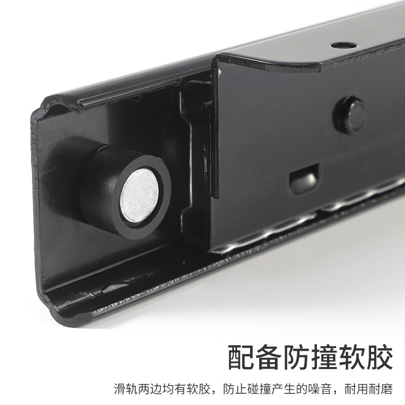 隐形延长飘窗导轨伸缩轨道隐藏餐桌重型平移抽拉式推拉滑轨五金