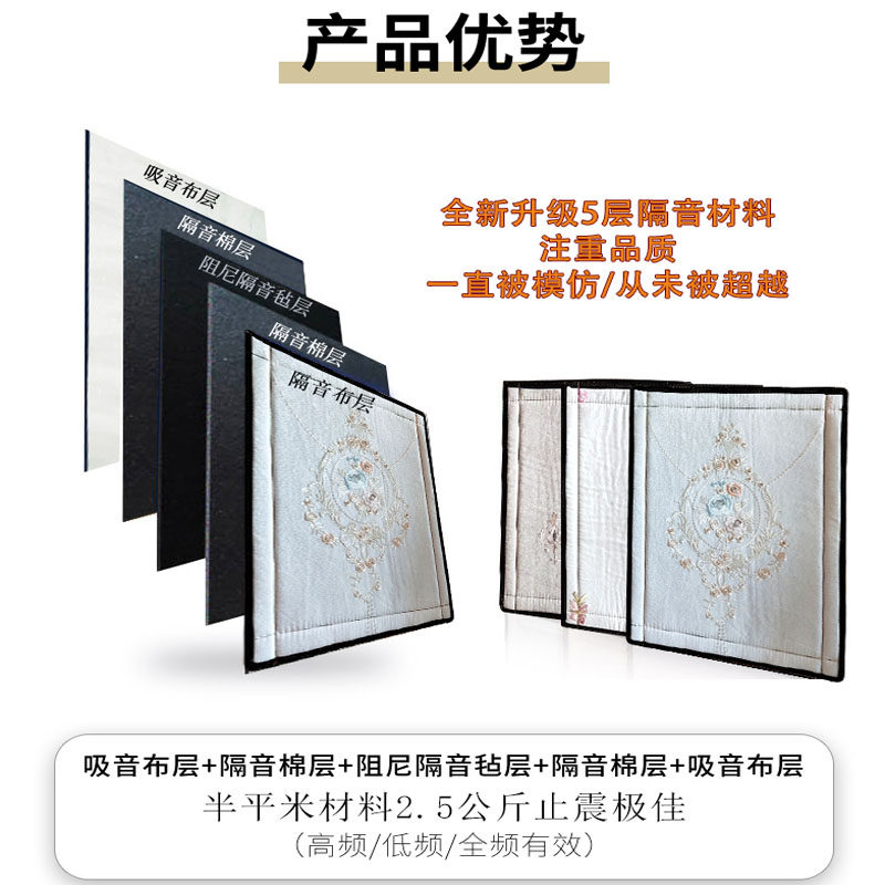 隔音窗户贴隔音帘超强隔音神器临街防噪音窗膜可拆卸窗户隔音材料