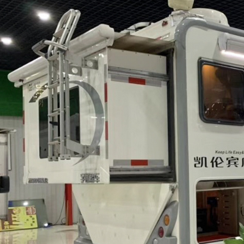 房车伸缩后爬梯 改装用品行李架 大通V80全顺依维柯自行车架配件