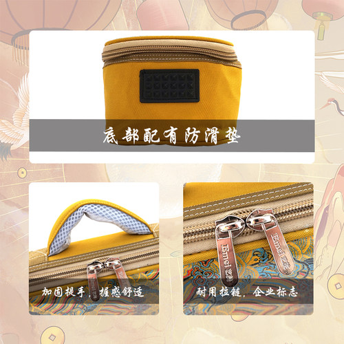 二胡包成人便携防水防震加厚二胡包二胡袋国潮风格二胡乐器配件