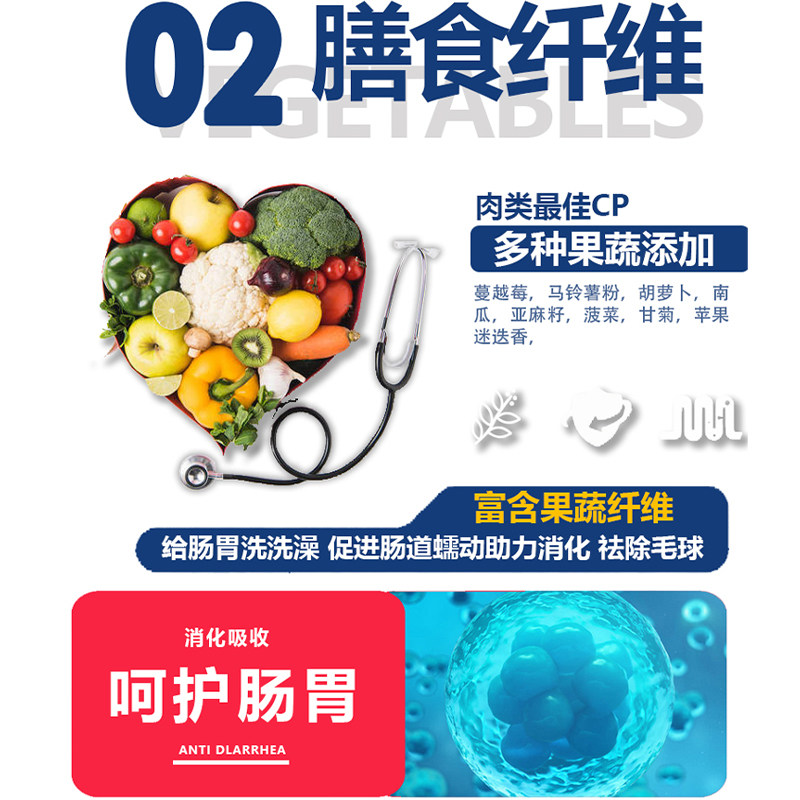 弗瑞诗天然猫粮幼成猫粮美毛化毛球营养助长肥发腮冻干主粮 8斤