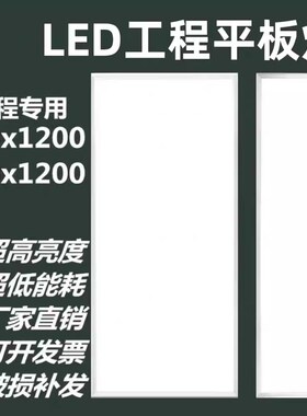 集成吊顶600*0200LED平板灯300*1200嵌入061式*600平板灯
