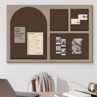 甄选【出口级品质】自粘背胶毛毡板墙贴彩色装饰软板照片墙留言板