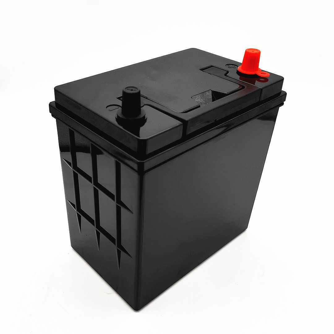 12V45AH汽车启动款锂电池塑料外壳免维护蓄电池小车电瓶保护壳子