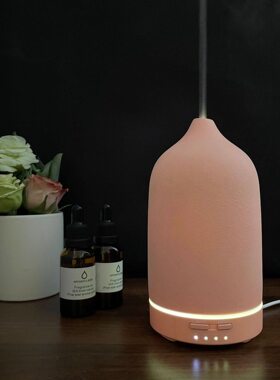 甄选跨境热销160ML 陶色陶瓷香薰机 工艺陶瓷加湿器 Aroma Diffus